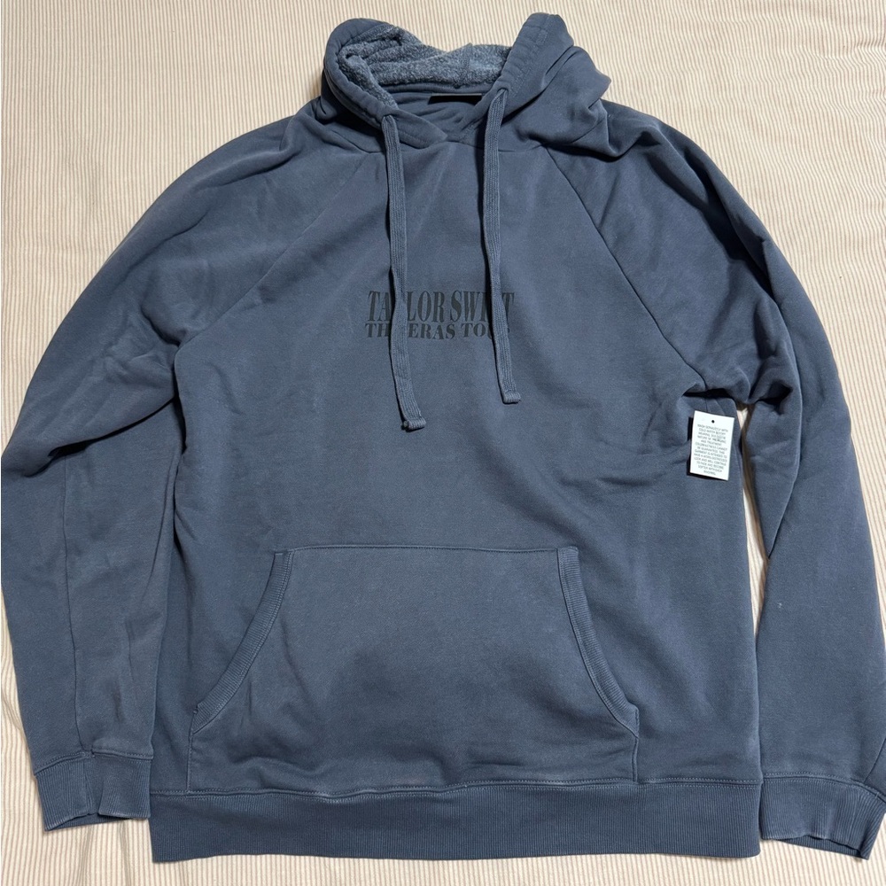 NWT Navy Blue Eras Tour hoodie size L

From the official Taylor Swift store